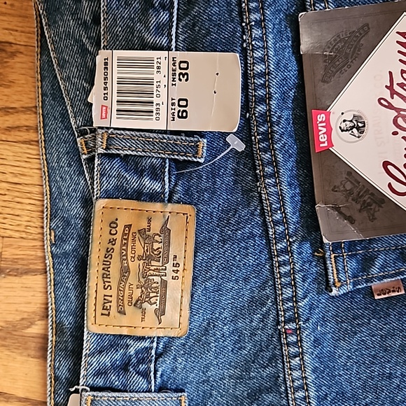 LEVIS 545 Loose Fit 60x30 NEW Jeans pants - Picture 2 of 2